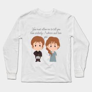 Darcy Elizabeth Valentines Love Quote Long Sleeve T-Shirt